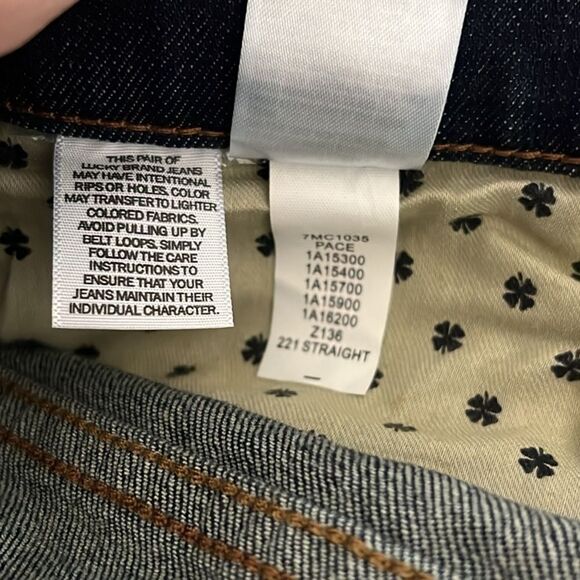 LUCKY BRAND Men’s 221 Straight Jeans - Picture 6 of 6